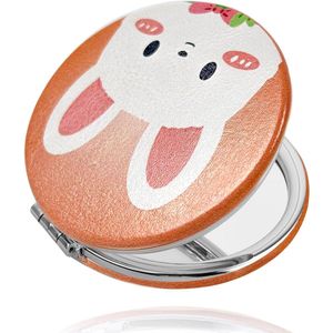 Inklapbare Zakspiegel - Compacte Handspiegel voor Make-up - Oranje