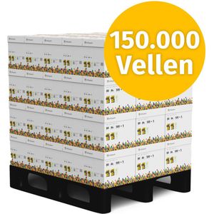 Infowerk Printerpapier kopieerpapier 150000 vellen 60 x 2500 A4 80g premium wit PEFC-gecertificeerd
