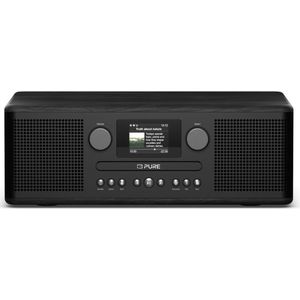 Pure - Classic C-D6i - Internetradio - Zwart/Essen - Stereogeluid