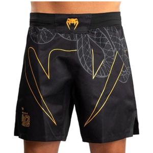 Venum Serpenti Fightshorts Zwart Zilver Goud - M