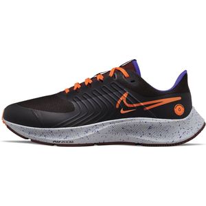 Nike Air Zoom Pegasus 38 Shield Hardloopschoenen Sportschoenen - Maat 45 - Mannen - zwart - oranje - paars