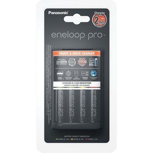 Panasonic Eneloop Smart & Quick Lader BQ-CC55 + 1x4 AA 2500mAh