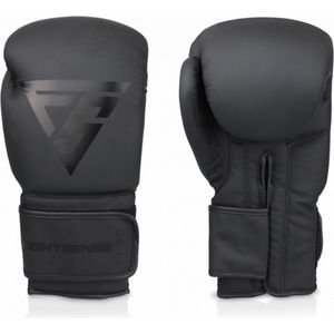 Fightsense -  Pro Style training - (kick)bokshandschoen - Premium - zwart - 14 oz