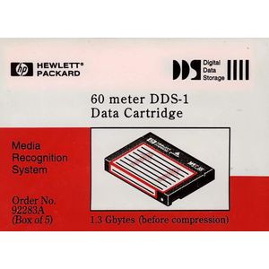 HP - DDS-1 - Digitale Dataopslag - 1.3GB - 2.6GB (gecomprimeerd)