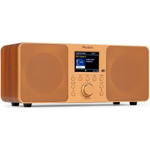 DAB radio met Bluetooth - Audizio Genua - DAB+ radio, FM radio - Auto scan - Koper
