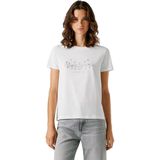 Pepe Jeans Brady T-shirt Met Korte Mouwen Wit L Vrouw