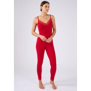 Damart - Thermolactyl Sensitive kanten hemdje - Dames - Rood - 34-36 (XS)