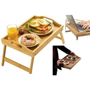 BEMI BAMBOE LAPTOP NACHTKASTJE ONTBIJTTAFEL OPVOUWBAAR DIENBLAD