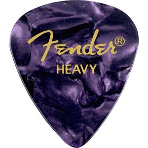 Fender Picks 351 Purple Moto heavy 12er Set Premium Celluloid - Plectrum set