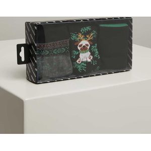 Urban Classics Sokken -35/38- Christmas Dog Multicolours