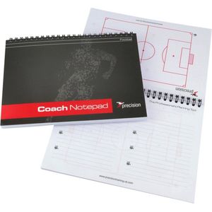 Precision Notitieblok Pro-coach Voetbal A5 Papier Zwart - coachblok - coachbord