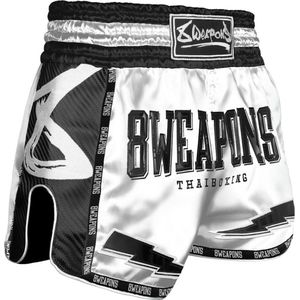 8 WEAPONS Muay Thai Short Carbon Snow Night - XL
