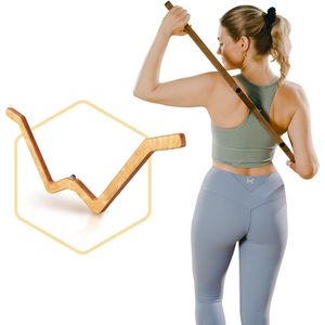 Voetmassageapparaat - Voetmassage Triggerpunt Massage Diepe Massage Nek Arm Schouders Voeten Benen Rug Zelfmassage Houten Spier Weefsel Pijnverlichtend Apparaat Man Vrouw Sportmassage