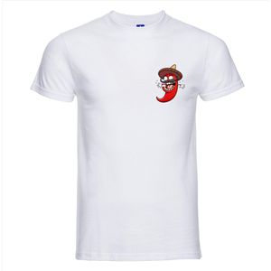 Hete Peper T-shirt | Grappige tekst | T-shirt tekst | Feest Shirt | Tshirt | Wit Shirt | Hete Peper | Feest | Party | Carnaval | Maat L