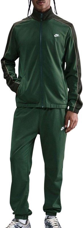 Nike - Club Poly Knit - Trainingspak - Donkergroen