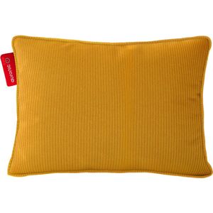 Auronic Warmtekussen - Knitted - 45x60 - Draadloos - Oplaadbaar - Elektrisch kussen - Infrarood - Geel