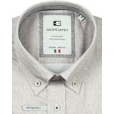 Giordano - Overhemd - Beige - Lange Mouw - Satin Stretch Micr