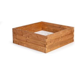 WITBOSCH - Zandbak - 107 x 107 x 37,5 cm - Duurzaam design - Thermowood