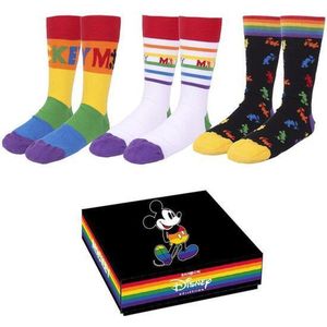 Mickey Mouse herensokken- 3 paar in geschenksdoos-  Disney Pride- Maat 35/41