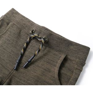 vidaXL - Kinderjoggingbroek - Donker Kaki - 140 - Zacht Materiaal