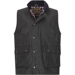 Multi Pocket Gewaxt Katoen Gilet voor Heren - Outdoor Camping Vest voor Wandelen en Reizen