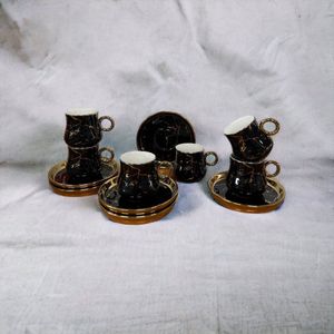 Espresso / Turkse koffie kopjes 6 persoons, 12-delige
