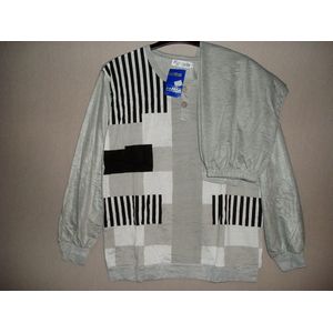 Heren pyjama Grandman katoen/polyester grijs M
