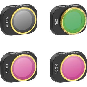 50CAL Lens Filters Set voor DJI Mini 4 Pro - MCUV+CPL+ND-32-64