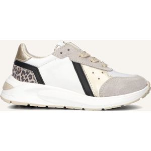 Pinocchio P1552 Sneakers Meisjes - Leren Sneaker - Wit - Maat 23