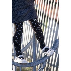 Bonnie Doon katoenen kinder panty 104/110 rood/wit