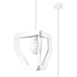 Hanglamp Tres - Hanglampen - Woonkamer Lamp - E27 - Wit