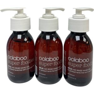 3 x Oolaboo Super Foodies Hangreinigingsgel 100 ml met Panthanol