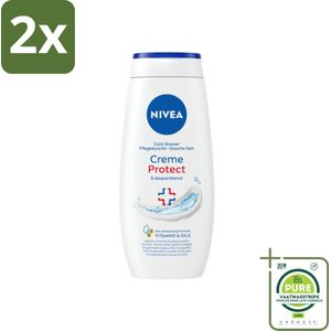 NIVEA - Douchecrème - Beschermend - Langdurig Gezond Huidgevoel - 250 ml - Voordeelverpakking - 2 stuks - Douchecrème - NIVEA