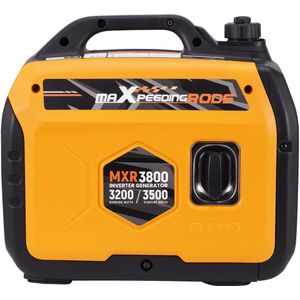 Benzinegenerator – Draagbare Generator – Stille Stroomvoorziening – Inverter Generator – Noodstroom – 3200W Continu Vermogen – 58dB Laag Geluidsniveau – Oranje