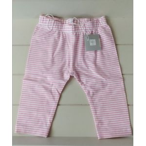 Babyface broekje gestreept roze maat 62/68