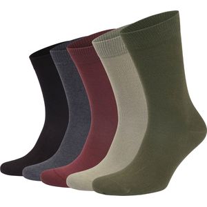 Bjorn Borg 5-Pack Essential Sokken Multicolour - Maat 36-40 - Heren - Halfhoge sokken