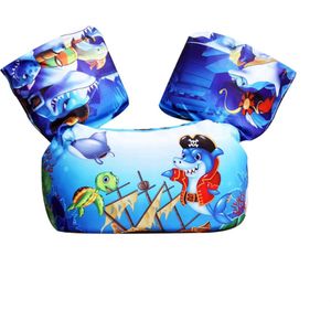 Puddle Jumper - Haaien - Piraat - Met Veiligheidsgesp - Zwemvest Kinderen - Blauwe Zwembandjes - 2-6 Jaar - 14-25 kg Draagvermogen