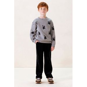 Sissy-Boy - Grijze sweater met all-over rendierprint