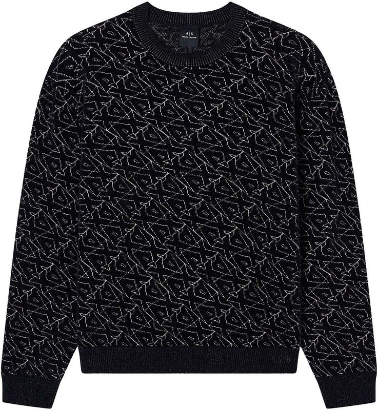 AIX Armani Exchange - XM001330AF16916FC196 - Logo Trui - Zwart - Polyester