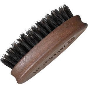 Baardstuff Travel Size Baardborstel | Zwijnenhaar | Walnoot Handvat