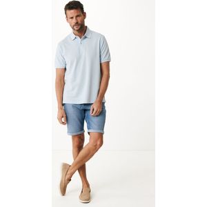 Mexx Peter Basic Pique Polo Regular Fit Sky Blue - Maat M