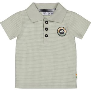 Dirkje R-JUNGLE Jongens Poloshirt - Light green - Maat 62