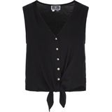 DreiMaster - Maritim Top - Zwart - Comfortable - Peplum Tops