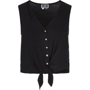 DreiMaster - Maritim Top - Zwart - Comfortable - Peplum Tops