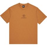 Quiksilver - Cl Skipping Stones - T-shirt - Bruin - Korte Mouwen