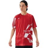 Yonex - 16744ex - T-shirt - Rood - Korte Mouwen