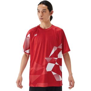 Yonex - 16744ex - T-shirt - Rood - Korte Mouwen