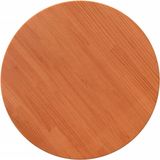 vidaXL - Tafelblad - rond - Ø60x2,5 - cm - massief - grenenhout - wasbruin