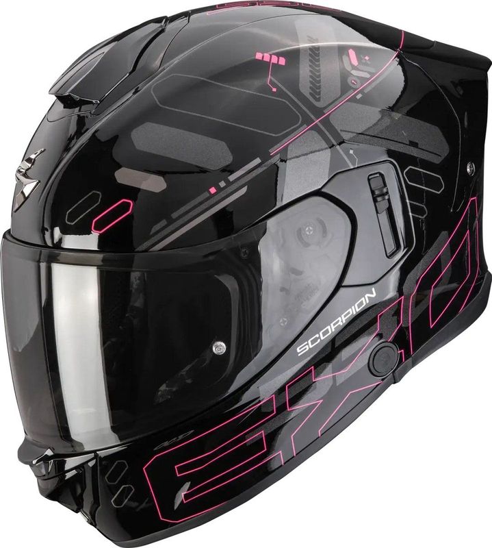 Scorpion EXO-530 Fond Black Pink - Integraalhelm - Maat M - Motorhelm - ECE 22-06 gekeurd