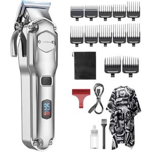 Draadloze Professionele Haarclipper - IPX7 Waterdichte Elektrische Haarscheerder met USB Oplaadfunctie